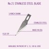 Excel Blades #11 Stainless Steel Fine Point Knife Blades, 15 Pack Dispenser, 15PK 23021IND
